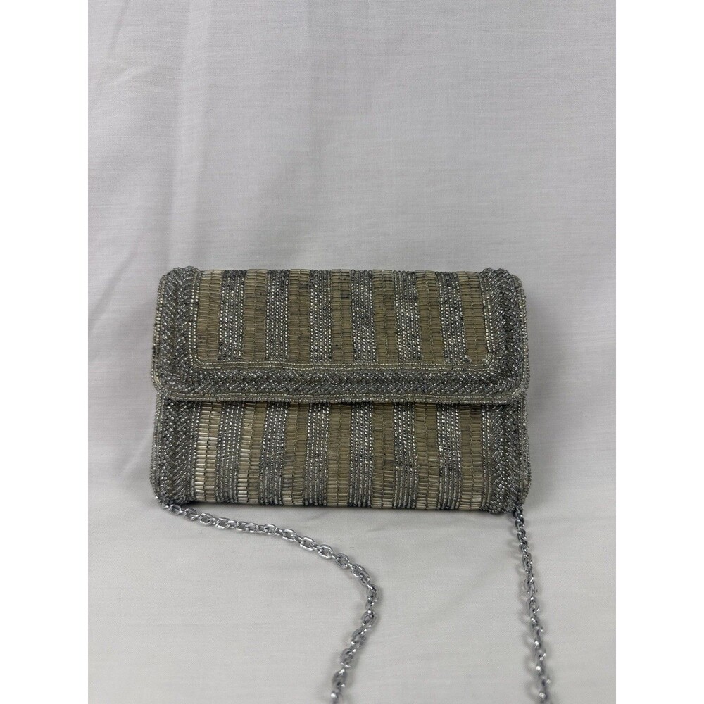 Vintage Walborg Beaded Clutch Purse 1940s-1950s Handmade